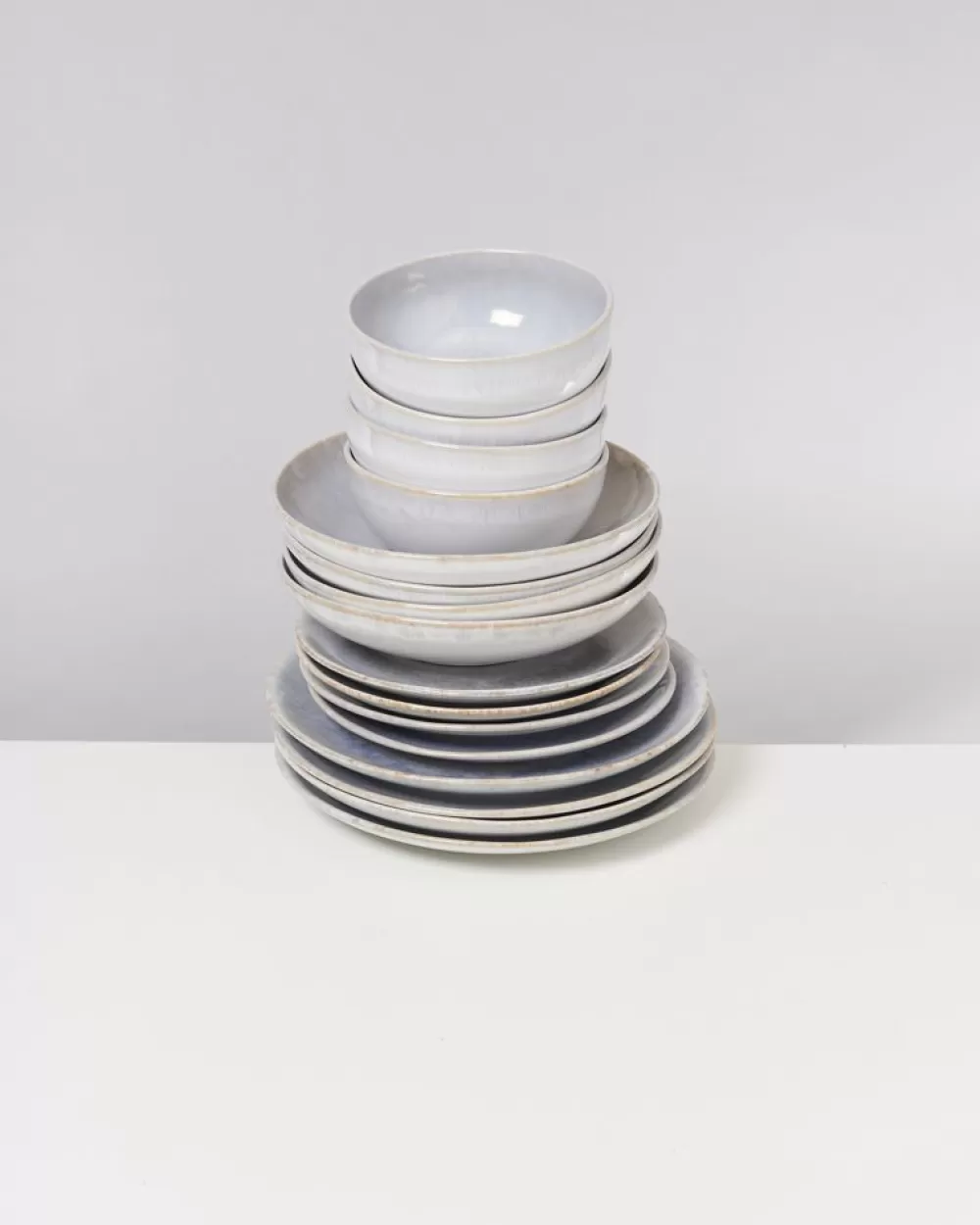 Sale Alcachofra Graublau - 16 Teiliges Set Geschirr Sets