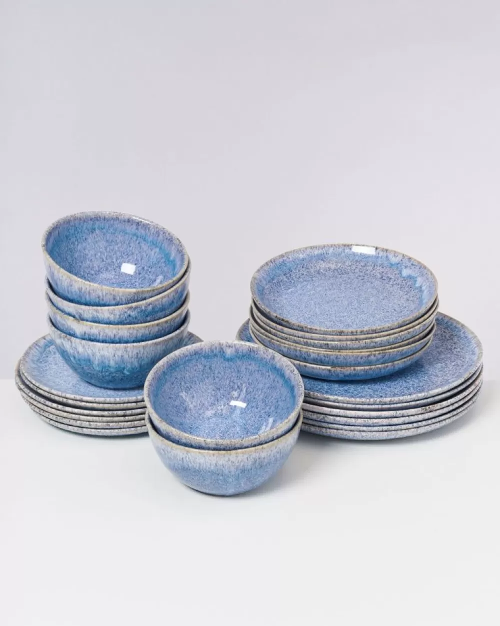 Hot Cordoama Klassik Blau Gesprenkelt - 24 Teiliges Set 24 Teilige Sets