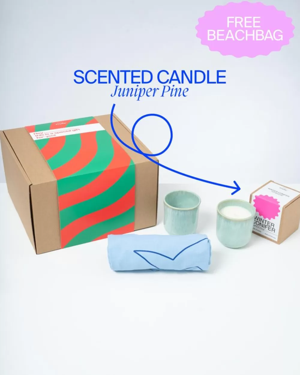 Flash Sale Geschenkbox - 1 X Copa Alto Becher Klein Mint & 1 X Copa Alto Duftkerze Kleine Becher